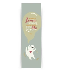 Zakładka duża - Śpiewajcie Jemu - miś - Szaron