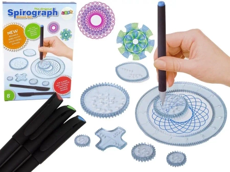 Spirograf z pisakami - Leantoys