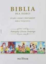 Biblia Tysiąclecia dla dzieci Stary i Nowy Testament Pamiątka Chrztu Świętego