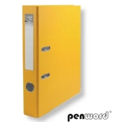 Segregator A4 z okuciem 5cm żółty - Penword