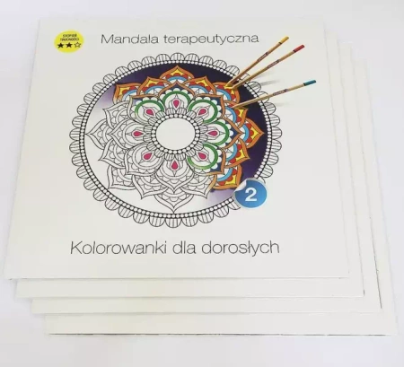 Mandala terapeutyczna 2. Kolorowanki dla dorosłych - praca zbiorowa