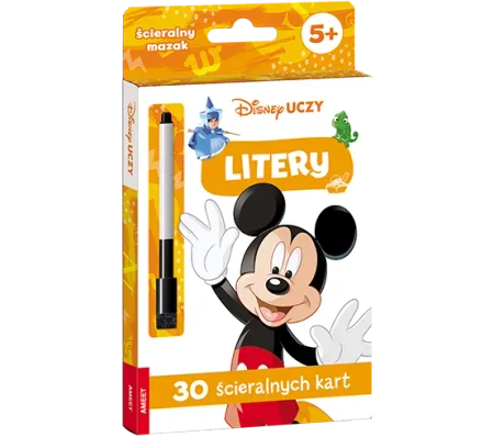 Disney Uczy. Litery. Karty - praca zbiorowa