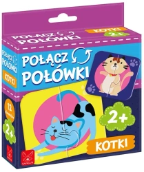 Połącz połówki Kotki - Kangur