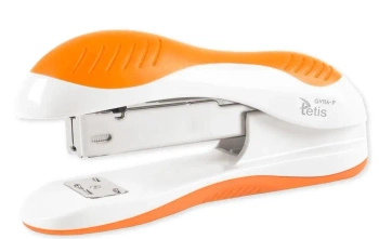 Zszywacz niebieski 25 kartek pomarańczowy - Tetis