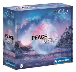 Puzzle 500 Peace Collection Light Blue - Clementoni