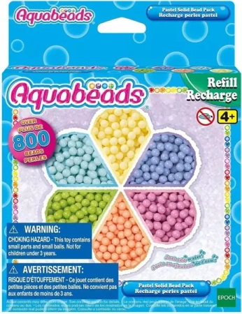 Aquabeads Pastelowe koraliki zestaw uzupełniający - EPOCH