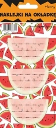 Naklejki na zeszyty - Arbuzy (12szt) - Henry