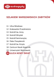 audiobook Ulica Nowy Świat. Szlakiem warszawskich zabytków - Ewa Chęć
