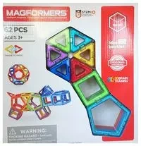 Klocki magnetyczne 62 elementów - Magformers