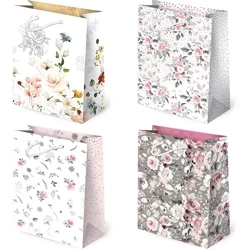 Torebki prezentowe T4-106 Kwiaty 10 sztuk - PAW S.C.