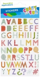 Ozdoba dekoracyjna Naklejki Literki Cf Pbh 12/288