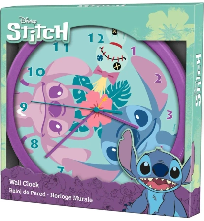 Zegar ścienny Stitch 25cm LAS3098 - Kids Euroswan