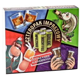 Czteropak imprezowy - zestaw 4 gier alkoholowych - Grammi