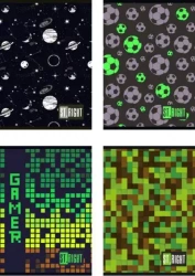 Zeszyt A5 32k linia podwójna dwukolorowa laminowany MIX I ST.RIGHT cena za 1 szt