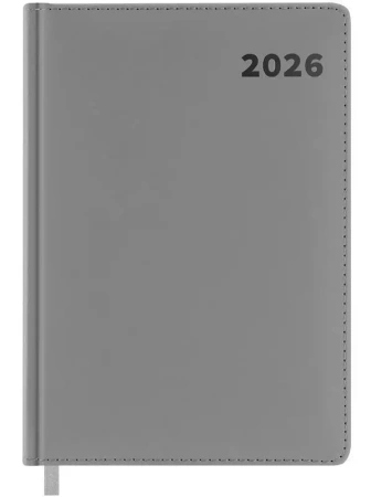 Kalendarz książkowy 2026 A4 grafitowy EASY - Easy Stationery