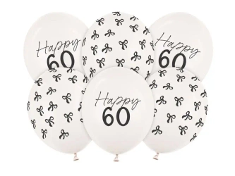 Balony 60 Pastel Off-white 30cm 6szt - PartyDeco