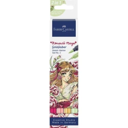 Pisak Goldfaber Sketch dwustr. Manga Romantic 4szt - Faber Castell