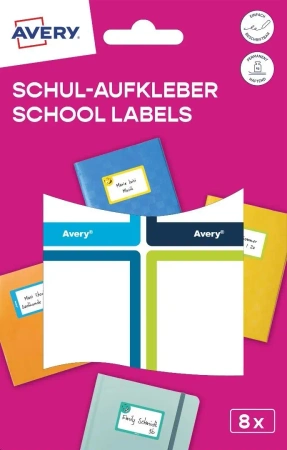 Naklejki szkolne - 48x70 mm 8 naklejek - Zdesign