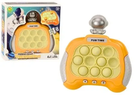 Kosmonauta sensoryczny Pop-It ze światłem i dźwięk - Leantoys