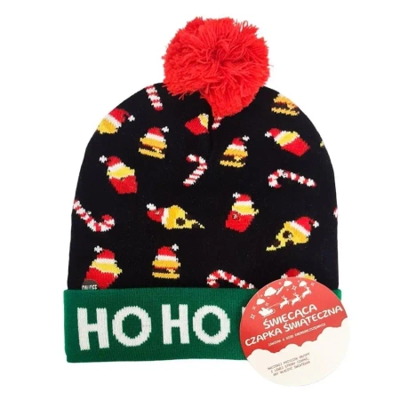 Czapka LED Ho ho ho - MCD