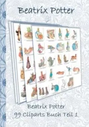 Beatrix Potter 99 Cliparts Buch Teil 1 ( Peter Hase ) - Potter Beatrix
