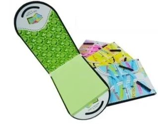 Karteczki samoprzylepne but 76x51mm 100szt MIX - Schemat