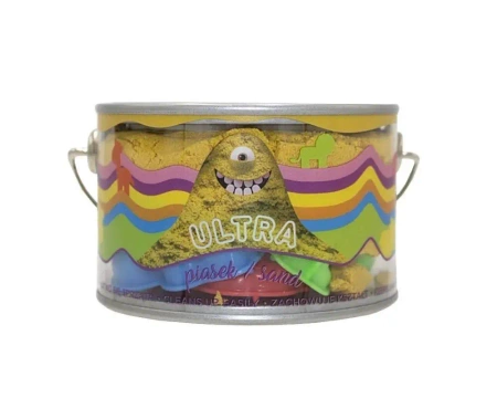 Ultra Piasek 200g żółty + 5 foremek Zwierzak - EPEE
