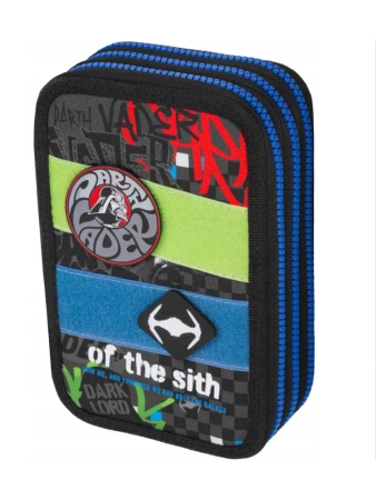 Piórnik 3-komorowy z wyposażeniem Coolpack Disney Core  Jumper 3 Star Wars