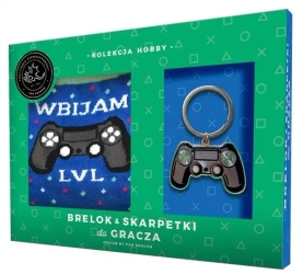 Zestaw brelok + skarpetki dla gracza - Pan Dragon