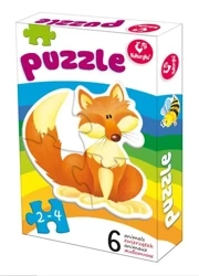 Pierwsze puzzle - Zwierzątka 1 - Kukuryku