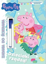 Świnka Peppa. Zadania do ścierania - praca zbiorowa