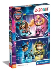 Puzzle 2x20 Super Kolor Psi Patrol - Clementoni