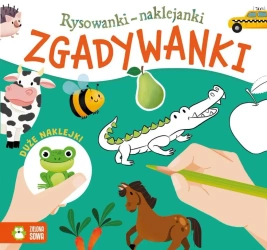 Rysowanki-naklejanki. Zgadywanki - Kamila Zialos