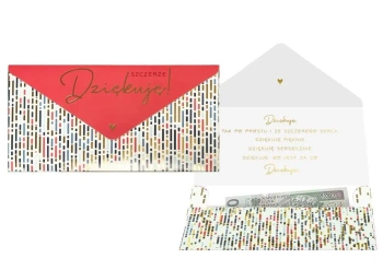 Koperta podarunkowa Podziękowania - Kukartka