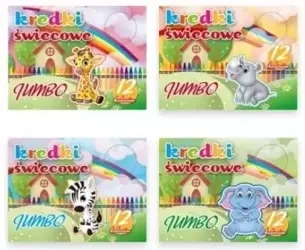 Kredki świecowe 12 kolorów - Penword