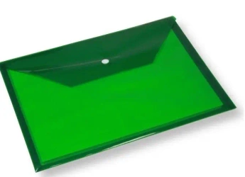 Koperta na dokumenty A4 z klipem zielona - Penword