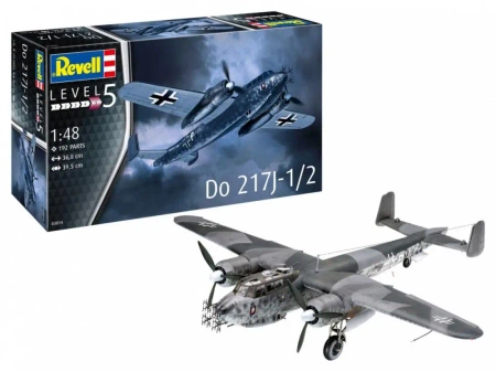 Model plastikowy Samolot DO 217J 1/2  1/48 - Revell