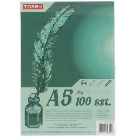 Brystol A5 170g 100 ark - Tobby