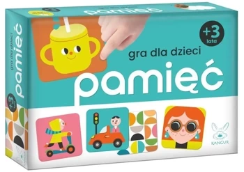 Gra dla dzieci. Pamięć 3+ - Kangur