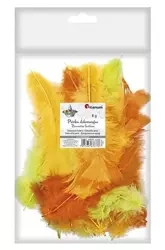 Piórka dekoracyjne 8g mix kolorów - Titanum