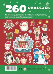 260 naklejek na Święta - Bookolika