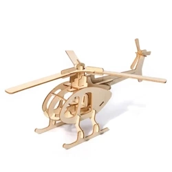 Puzzle Drewniane 3D Helikopter - Nice Idea