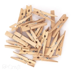 Klamerki drewniane 4,8cm 20szt - Dalprint dpCraft