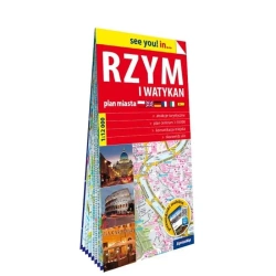 See you! in... Rzym i Watykan plan miasta 1:12 000 - praca zbiorowa