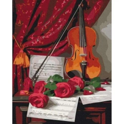 Malowanie po numerach - Muzyka kwiatów 40x50cm - Twoje Hobby