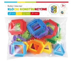 Klocki konstrukcyjne figury przestrzenne 32el - Askato