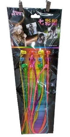 Warkoczyki doczepiane ze spinką 12szt - ADAR