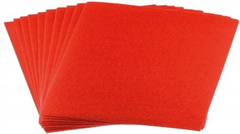 Filc A4 czerwony 1mm 10szt - Brewis