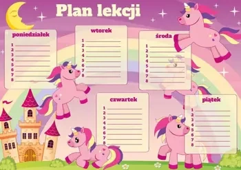 Plan lekcji A5 - Kucyk - Henry