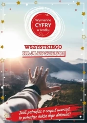 Karnet Urodziny wymienne cyfry - Armin Style
